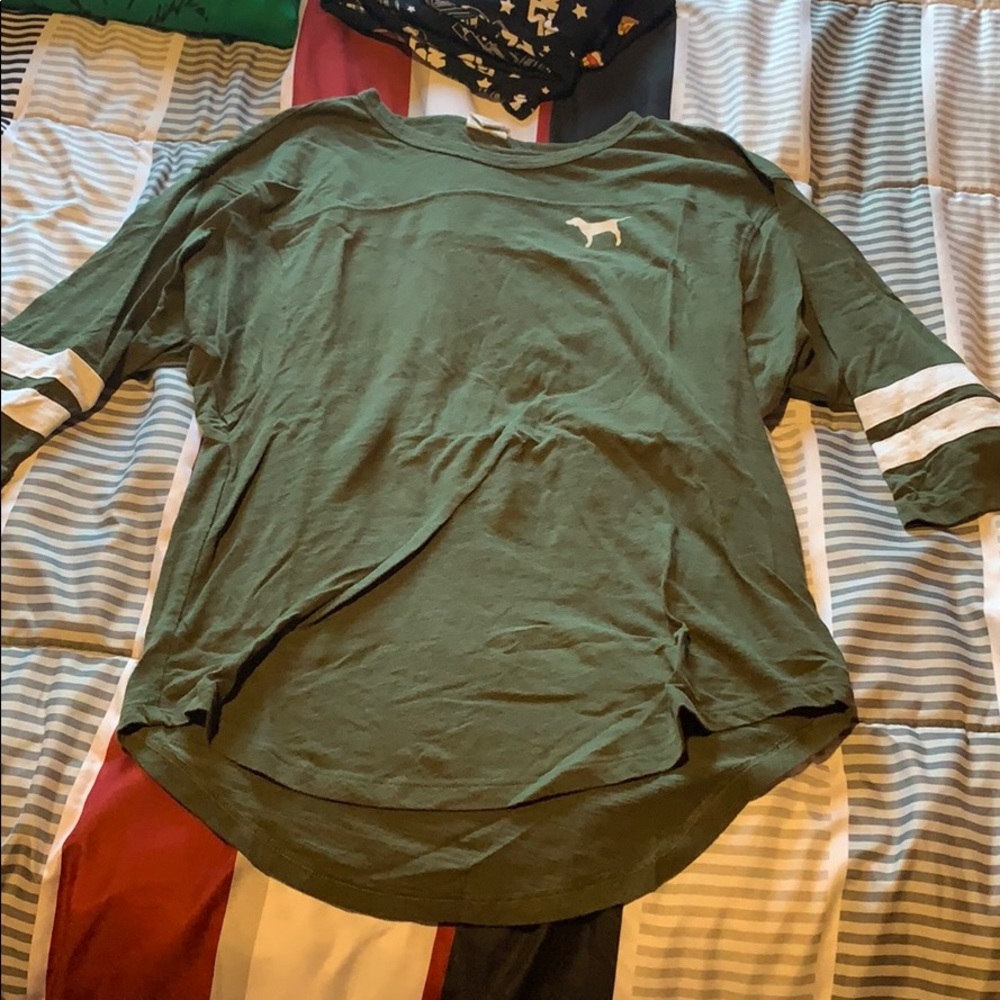 XS Olive Baseball Shirt